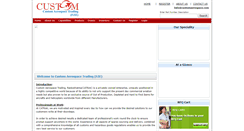 Desktop Screenshot of customaerospace.com